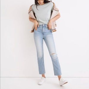 NWT Madewell perfect vintage straight leg jean